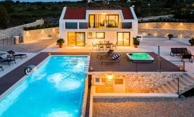 Villa Celeste – Luxury Holiday Villa with Pool and Sea View in Supetar, Brač